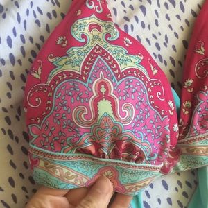 Victoria's Secret swim top paisley pink